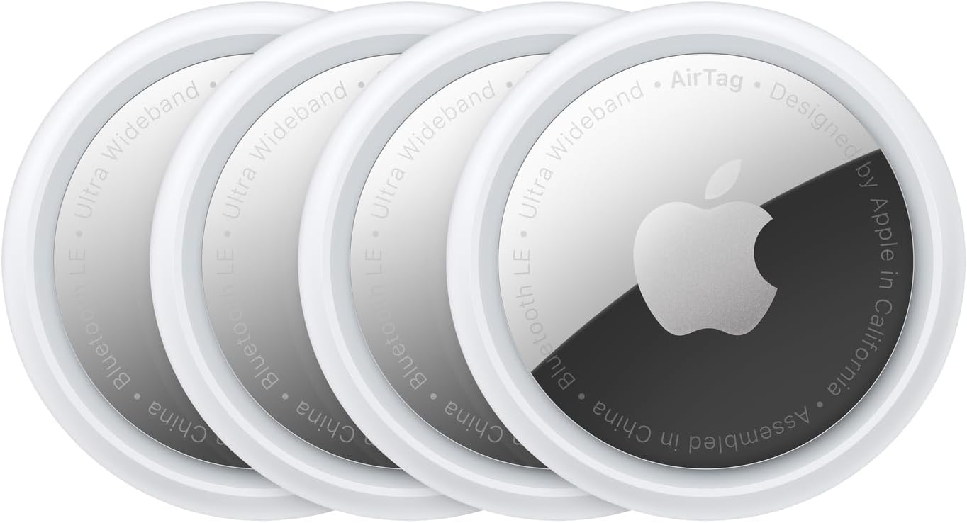 Airtag (1St Generation) - 4 Pack. Keep Track of and Find Your Keys, Wallet, Luggage, Backpack, and More. Simple One-Tap Set up with Iphone or Ipad, Bluetooth